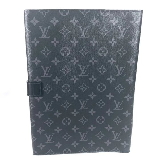 LOUIS VUITTON GI0273 MonogramEclipse Porto Document Frank GM bag pouch Clutch - Picture 10 of 15